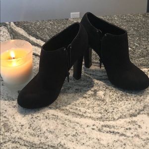 Aldo heeled ankle booties
